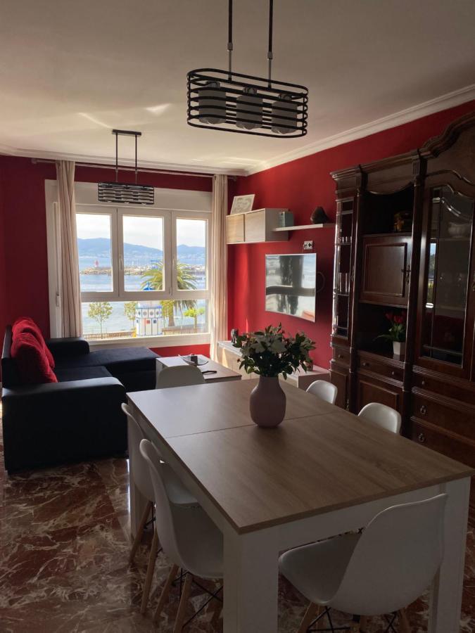 Apto. Sanxenxo-Playa Bagian luar foto